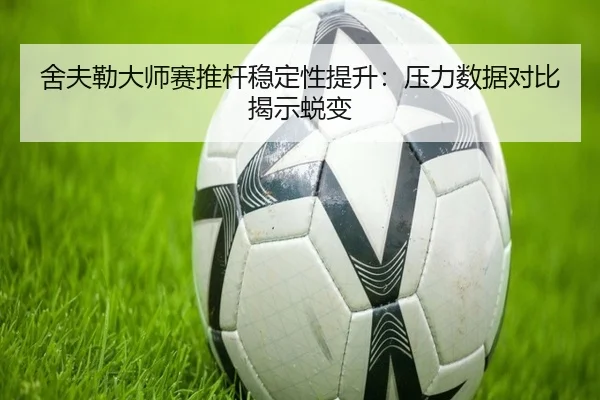 舍夫勒大师赛推杆稳定性提升：压力数据对比揭示蜕变
